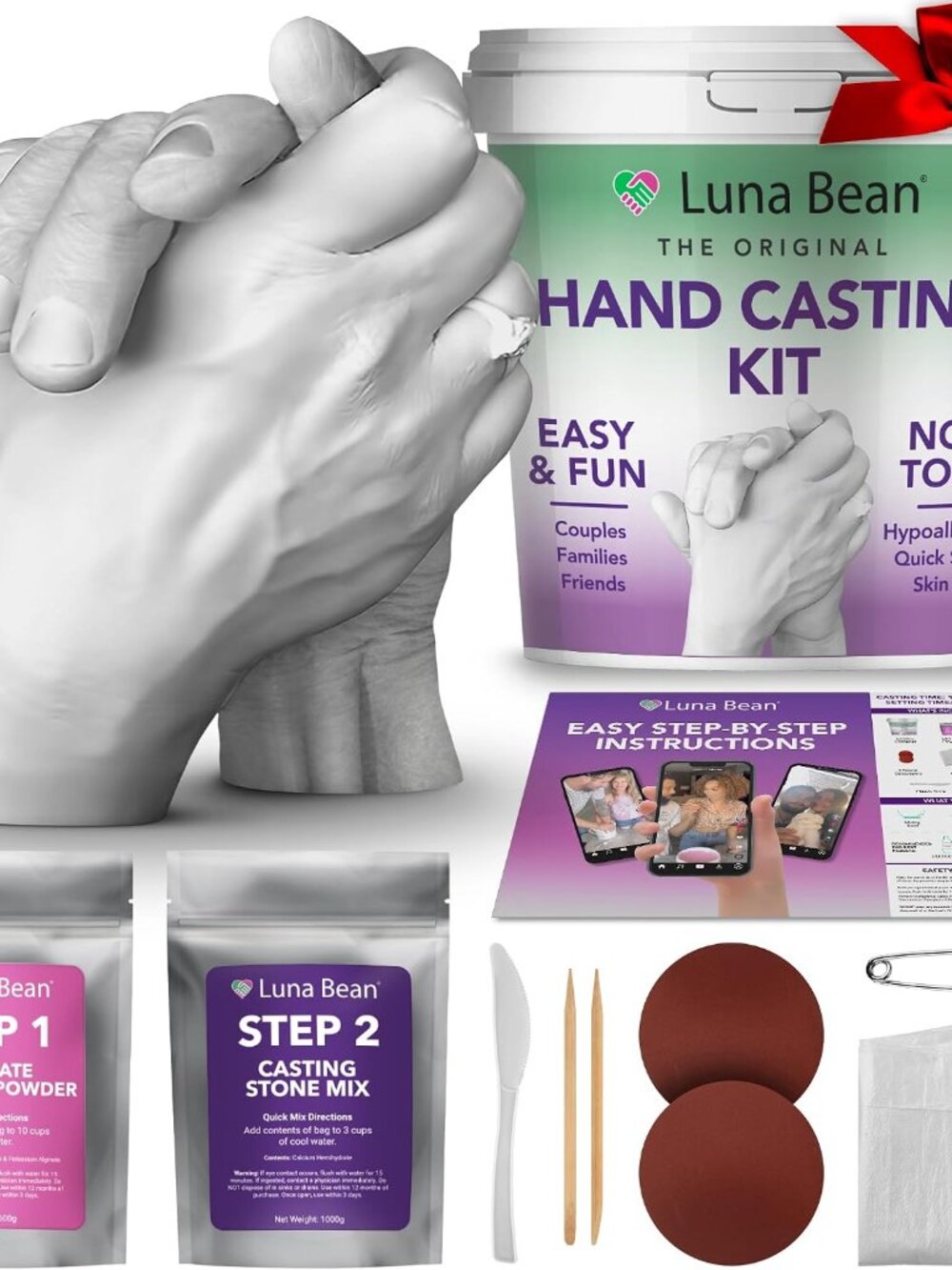 Hand Casting Kit – Couples, Anniversary, Wedding, Hand Mold